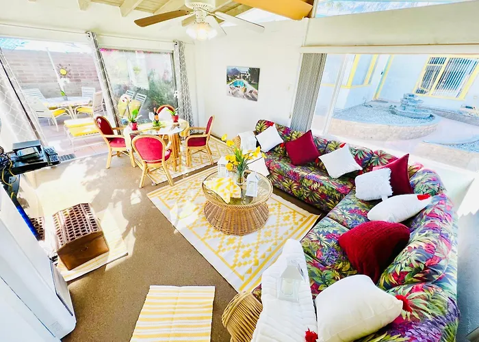 A Place In The Sun Hotel - Adults Only Big Units, 24H Heated Pool & Spa In 1 Acre Park Prime Location, Dog Friendly, Top Midcentury Modern Boutique Hotel Palm Springs